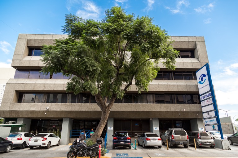 Clinic front facade at Tijuana Eye Center, Tijuana, Mexico